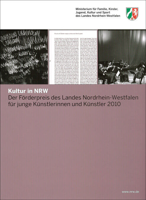 Förderpreis des Landes NRW für Junge Künstlerinnen und Künstler, 2010