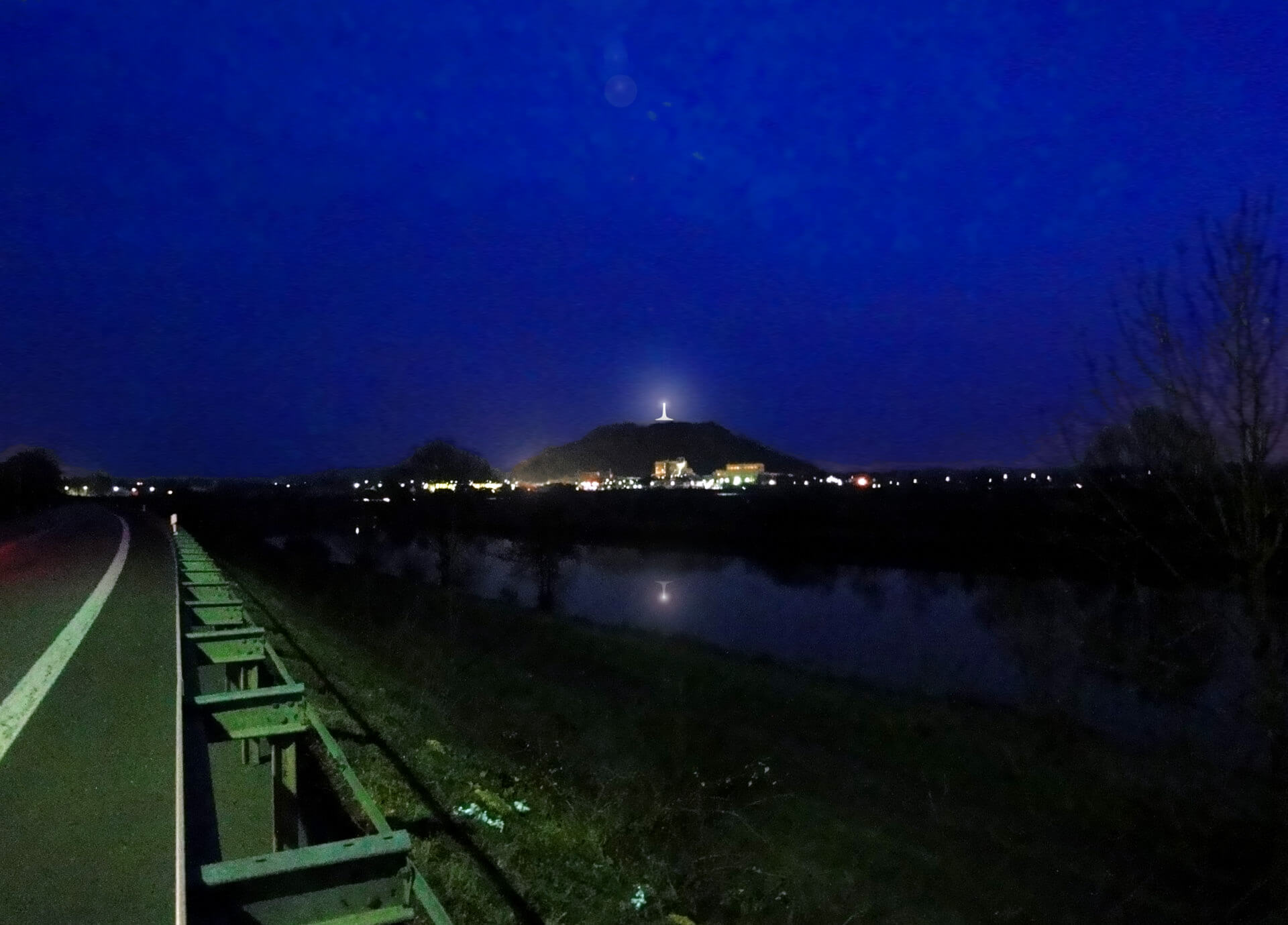 Fernsicht bei Nacht