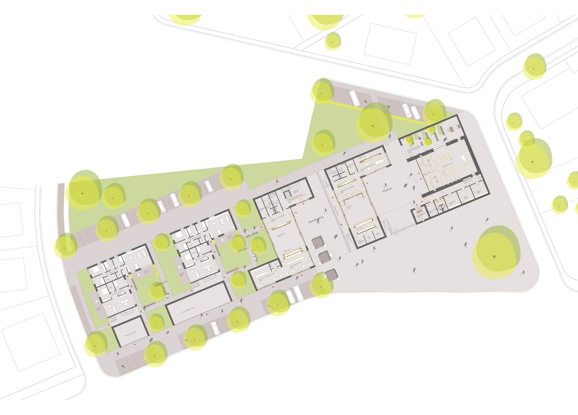 Manheim: Situationsplan.